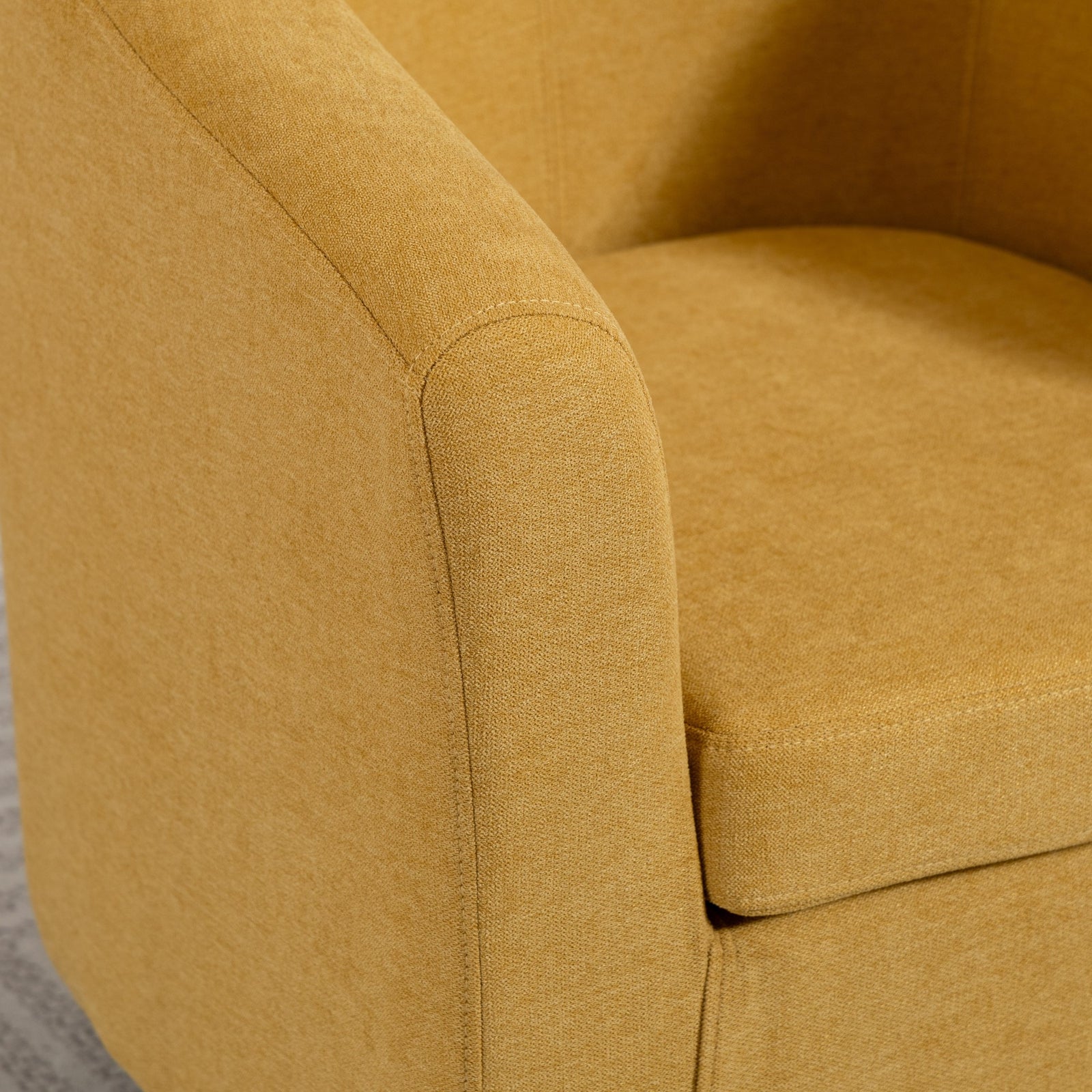 Beulah Fabric Accent Chair | Yellow