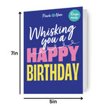Birthday Card Featuring A Recipe For Raspberry And Blueberry Baked Cheesecake Official Product