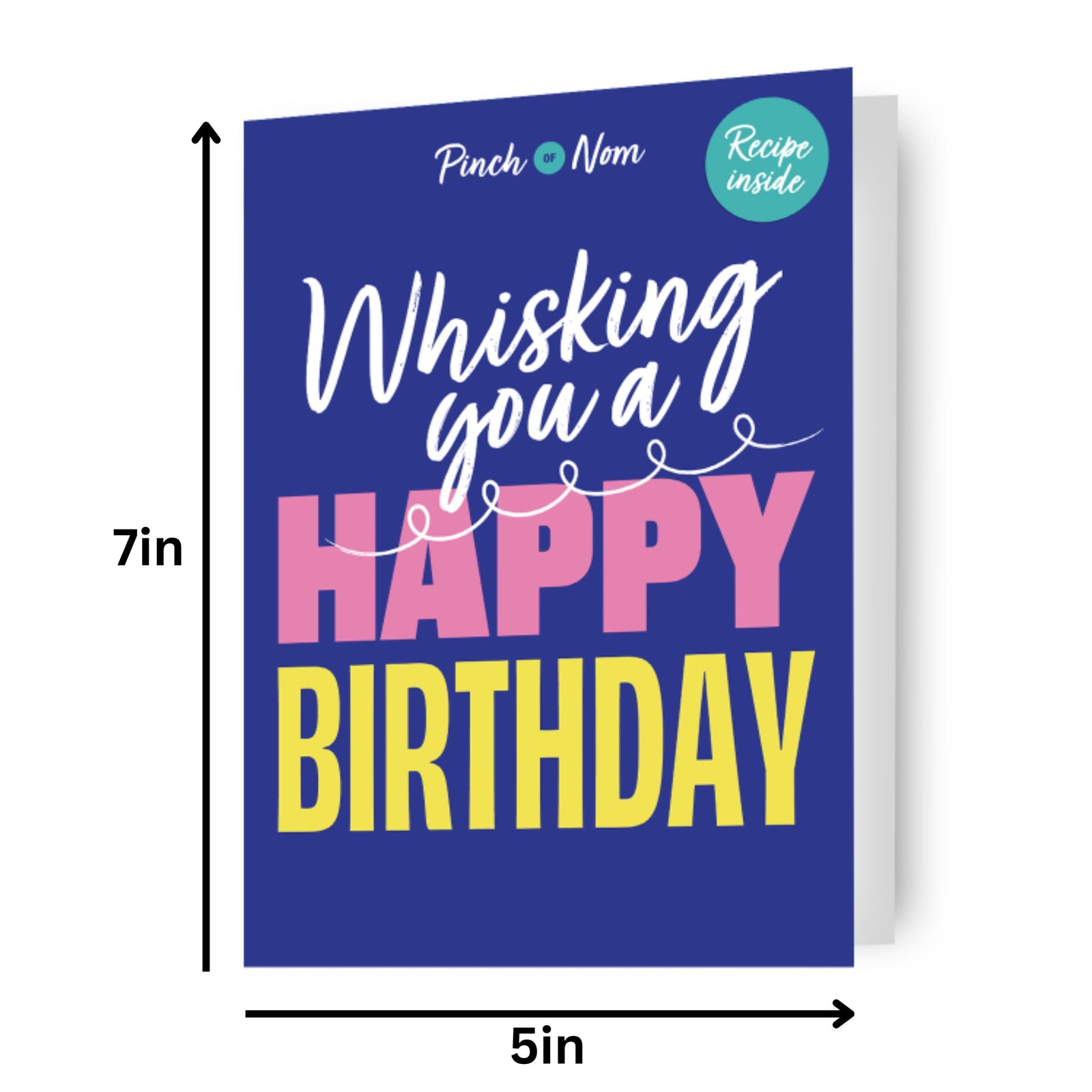 Birthday Card Featuring A Recipe For Raspberry And Blueberry Baked Cheesecake Official Product