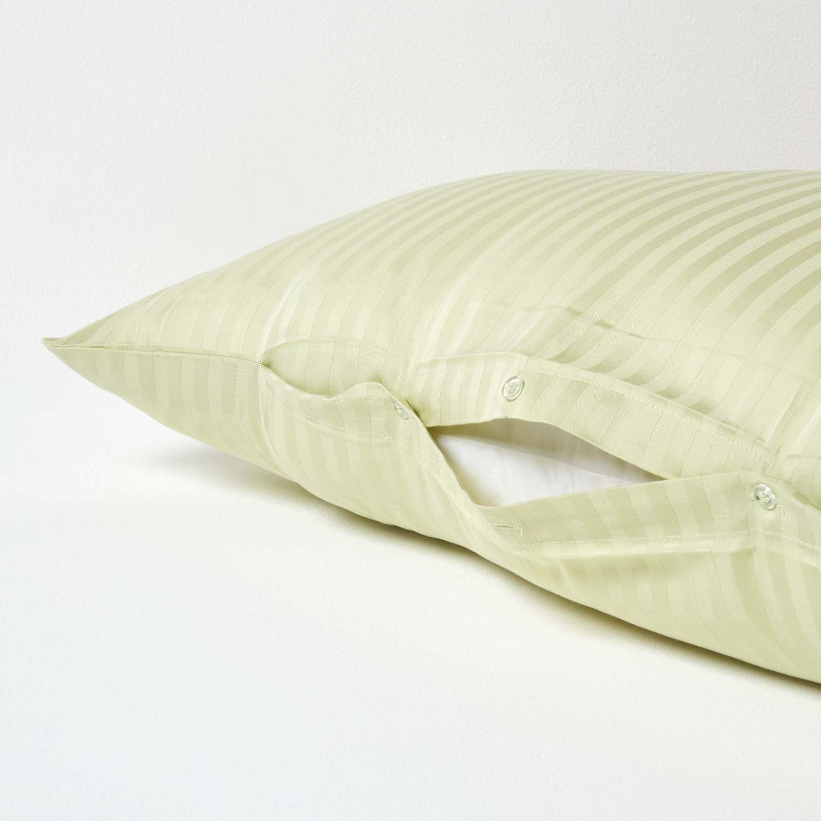 Egyptian Cotton Super Soft V Shaped Pillowcase 330 Tc | V Shape | Sage Green