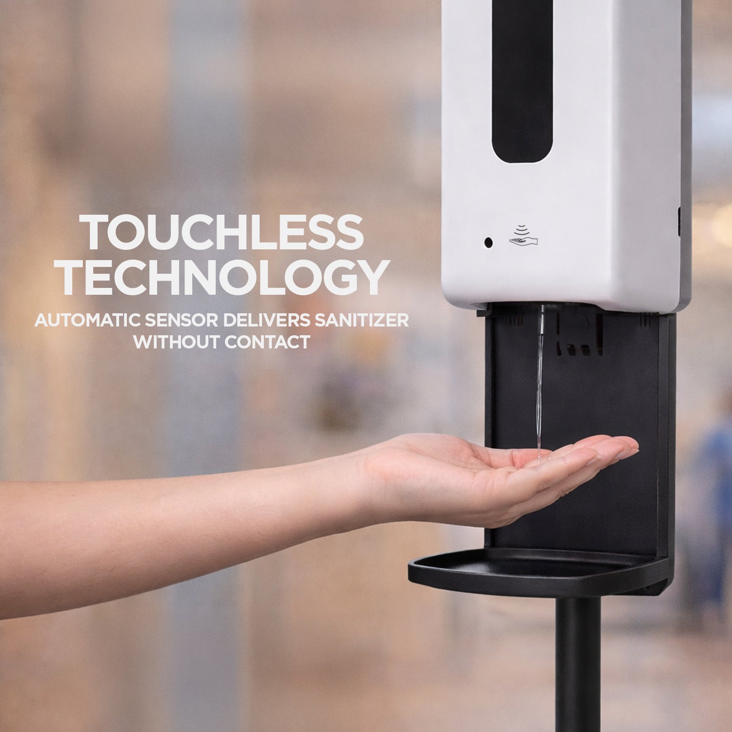 Automatic Hand Sanitiser Dispenser with Infrared sensor, Bracket & Stand