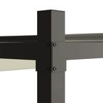 3x3m Pergola With Roof, 80mm Column, Cream White | Cream