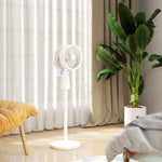 Pedestal Fan, Air Circulation Fan With Oscillating, Tilt | One Size | White