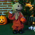 80cm Outdoor Halloween Witch Prop Decoration With Light Up Eyes