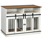 Dog Crate W/ Divider For Small And Large Dogs