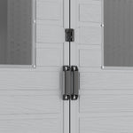 Breeins 8x6ft Plastic Garden Storage Shed With Secure Lockable Door