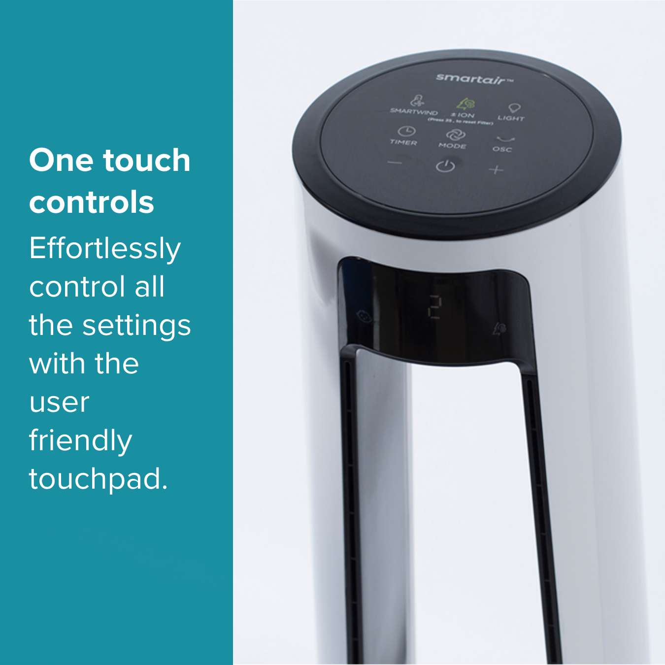 Cool + Purify Bladeless Fan With Free Msmarthome App