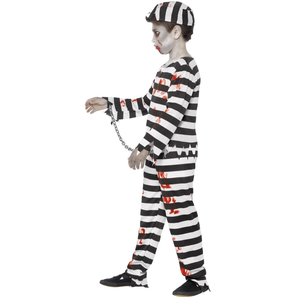 Zombie Convict Child Boy's Costume | Small