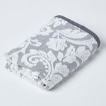 Damask 100% Turkish Cotton 600 Gsm Towels | Hand Towel | Silver