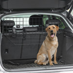 Pawhut Car Dog Guard Mesh Boot Barrier Pet Headrest Travel, 90-120w X 40.5h Cm