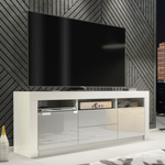 Shine Tv Unit 160cm With Led Lights | Grey