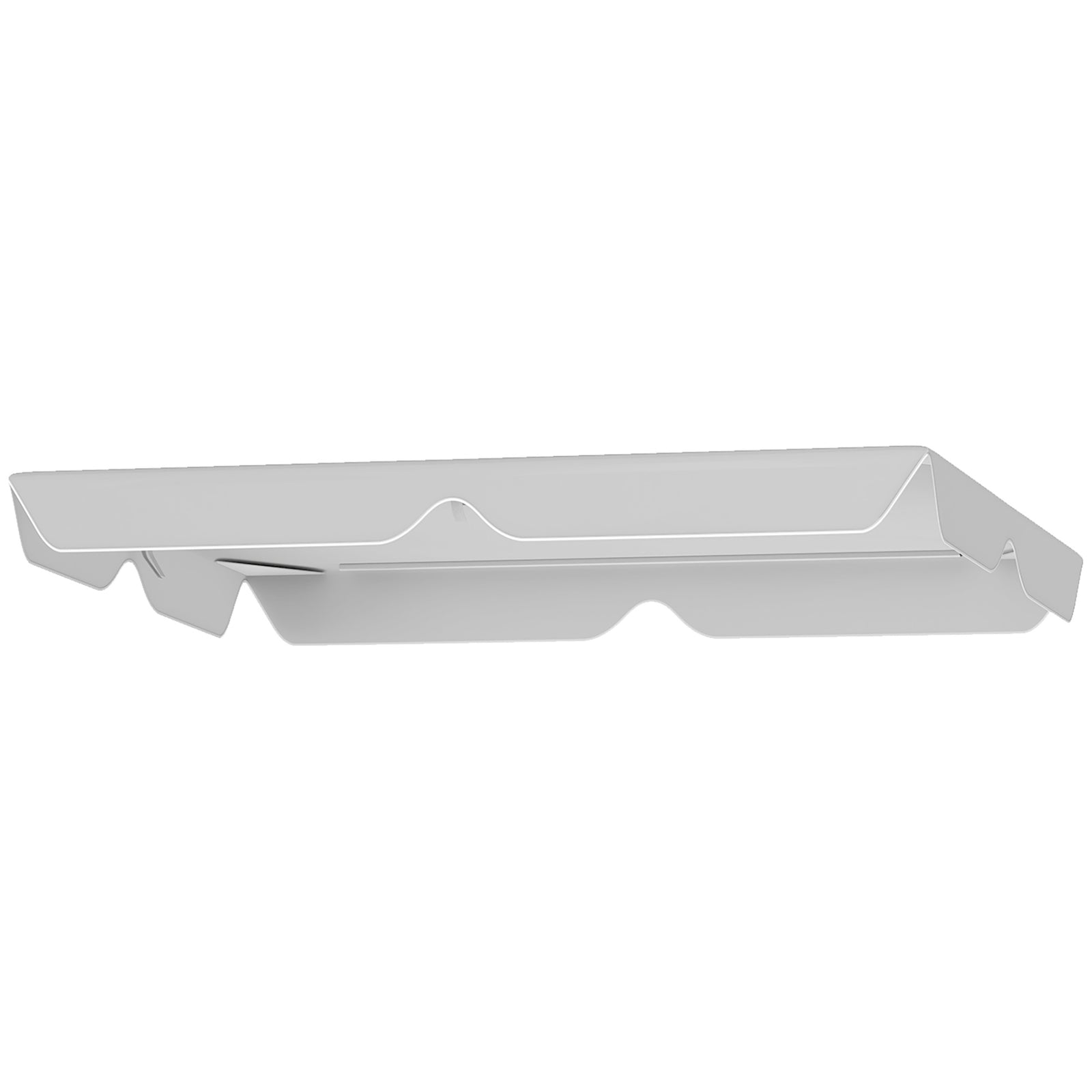 Waterproof Garden Swing Canopy Replacement 3 Seater | Light Grey