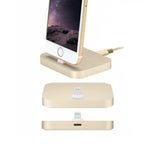 Aluminium Phone Dock Compatible With Eight-pin Devices | Gold
