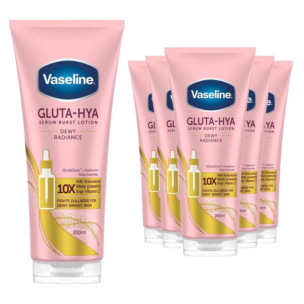 Gluta-hya Dewy Radiance Serum Burst Body Lotion 200ml | Set-of-6