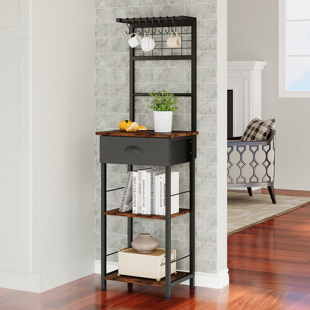 Multifunctional Kitchen Storage Shelf Microwave Stand