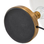 Gold & White Led Table Lamp With Crystal Accents – Wavy Fabric Shade, Adjustable Colour Temperature