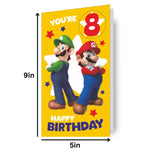 Multi Ages 5-8 Sticker Birthday Card Official Product