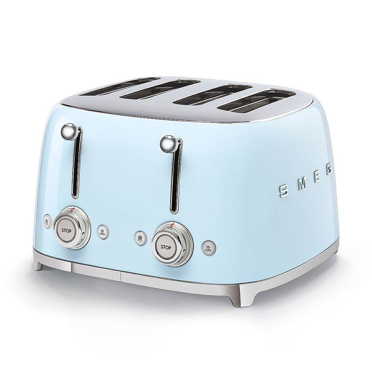 Klf05 & Tsf03 50's Style Mini Kettle & 4-slice Toaster Set | Baby Blue