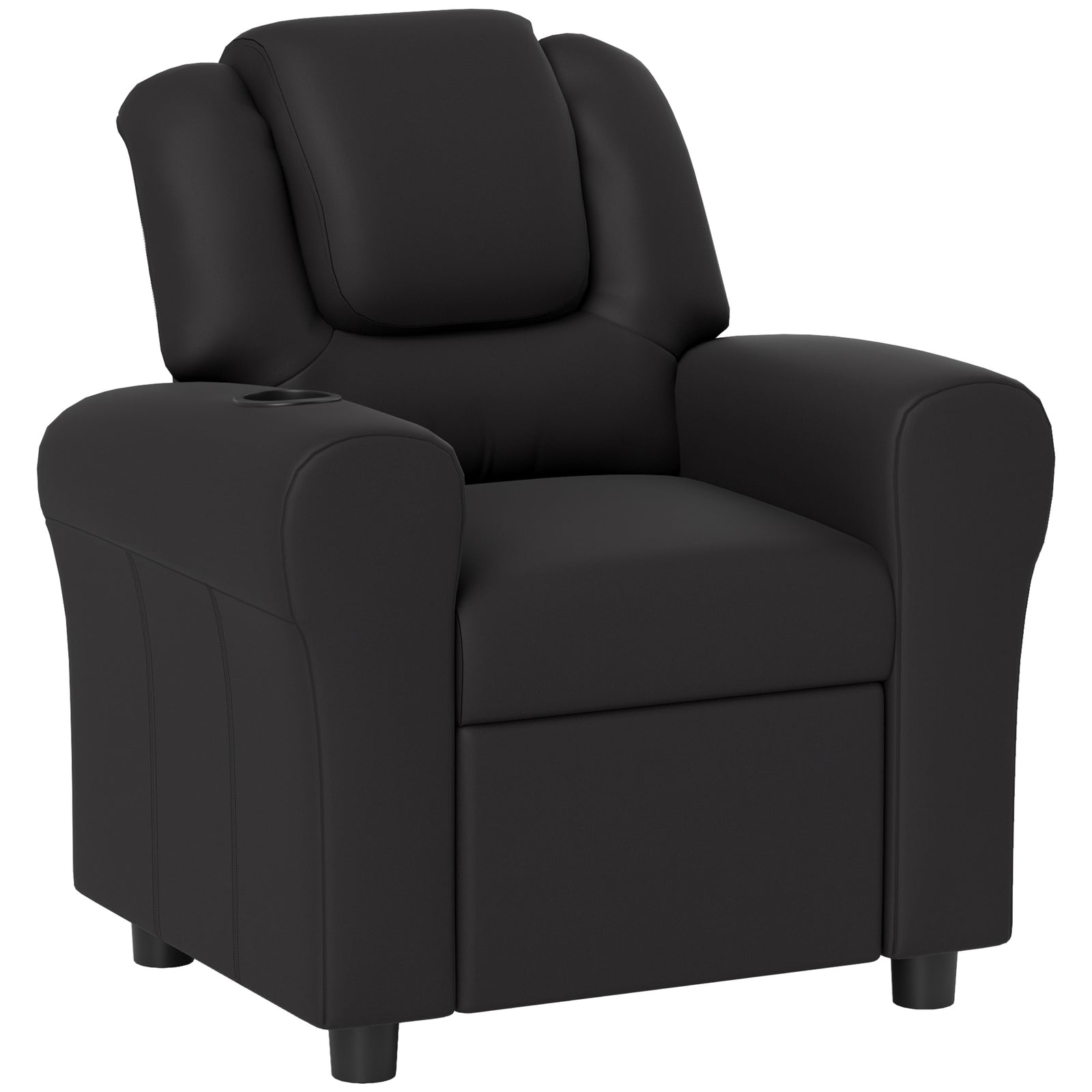 Kids Recliner Armchair Games Chair Children Seat Girls Boys Sofa | Black