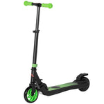 Folding Electric Scooter With Rear Wheel Brake | Green