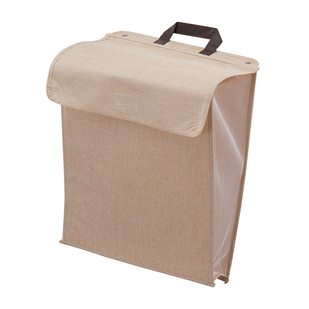 Foldable Washable Hanging Laundry Basket | Beige