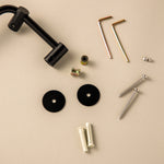 Swivel Towel Rack Matt Black Logic (40cm)