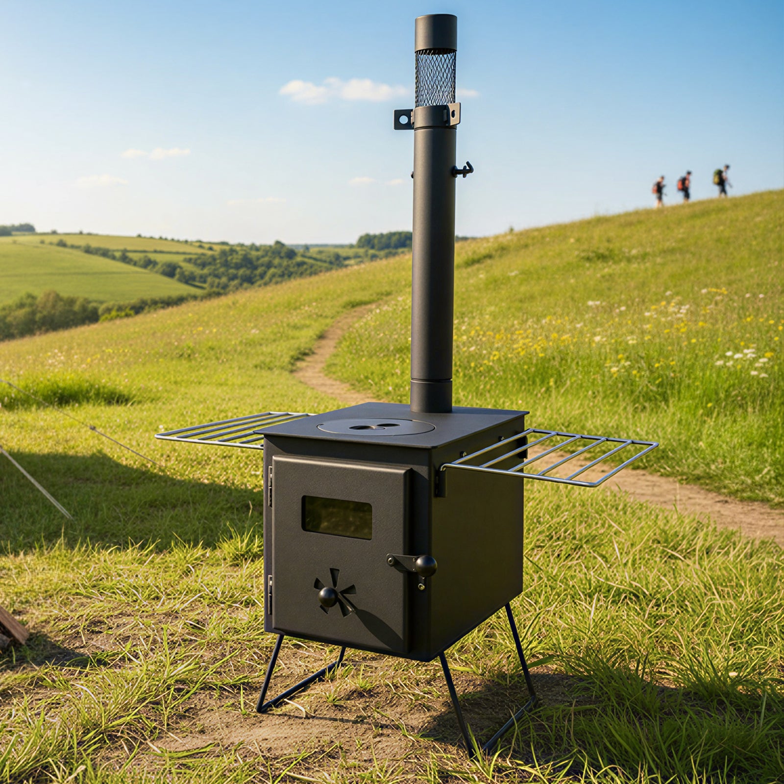 Pandora Portable Firebox Tent Stove | Charcoal