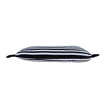 Striped Chair Seat Pad | 40cm x 40cm | Black & White