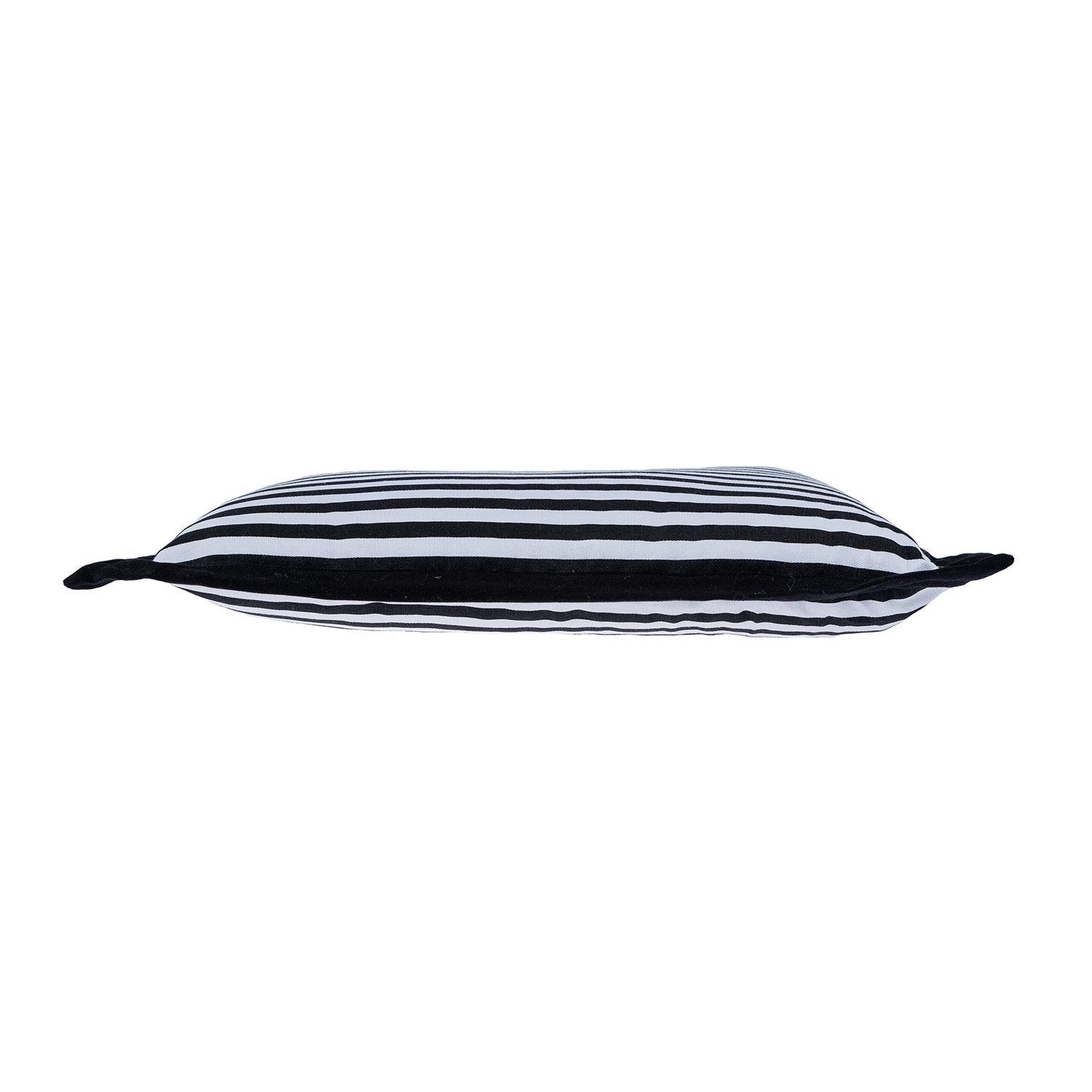 Striped Chair Seat Pad | 40cm x 40cm | Black & White