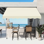 Balcony 3x1.5m Adjustable Awning, Diy | Beige