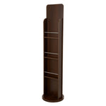 Rotating Full-length Mirror With Magazine Rack,standing Square Mirror | Walnut