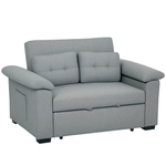 Click Clack Sofa Bed 2 Seater Sofa Bed For Living Room | Light Grey