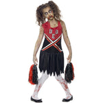 Zombie Cheerleader Child Girl's Costume | Age 13-14