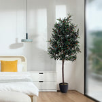 120cm/190cm Tall Artificial Olive Tree Decorative Plant In Planter | Large