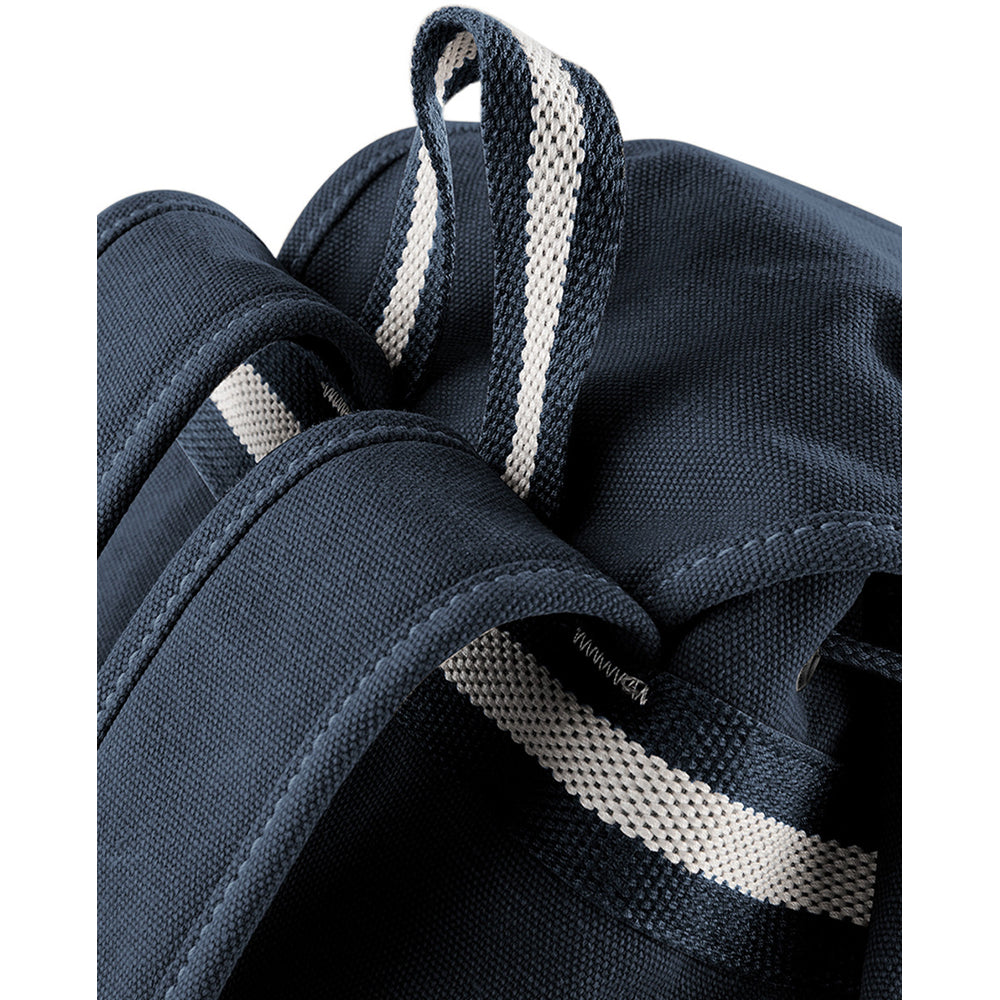 Vintage Canvas Backpack - 18 Litres | One Size | Navy Blue