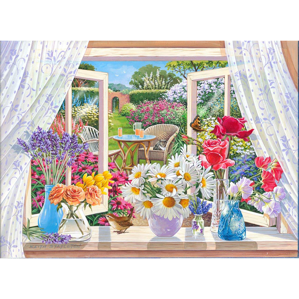 Summer Breeze - Big 250 Piece Jigsaw Puzzle For Adults & Kids, With Extra Large Pieces