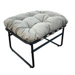 Solace Outdoor Rocking Chair And Stool | One Size | Light Brown