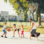 Height Adjustable Basketball Hoop, Portable | Yellow