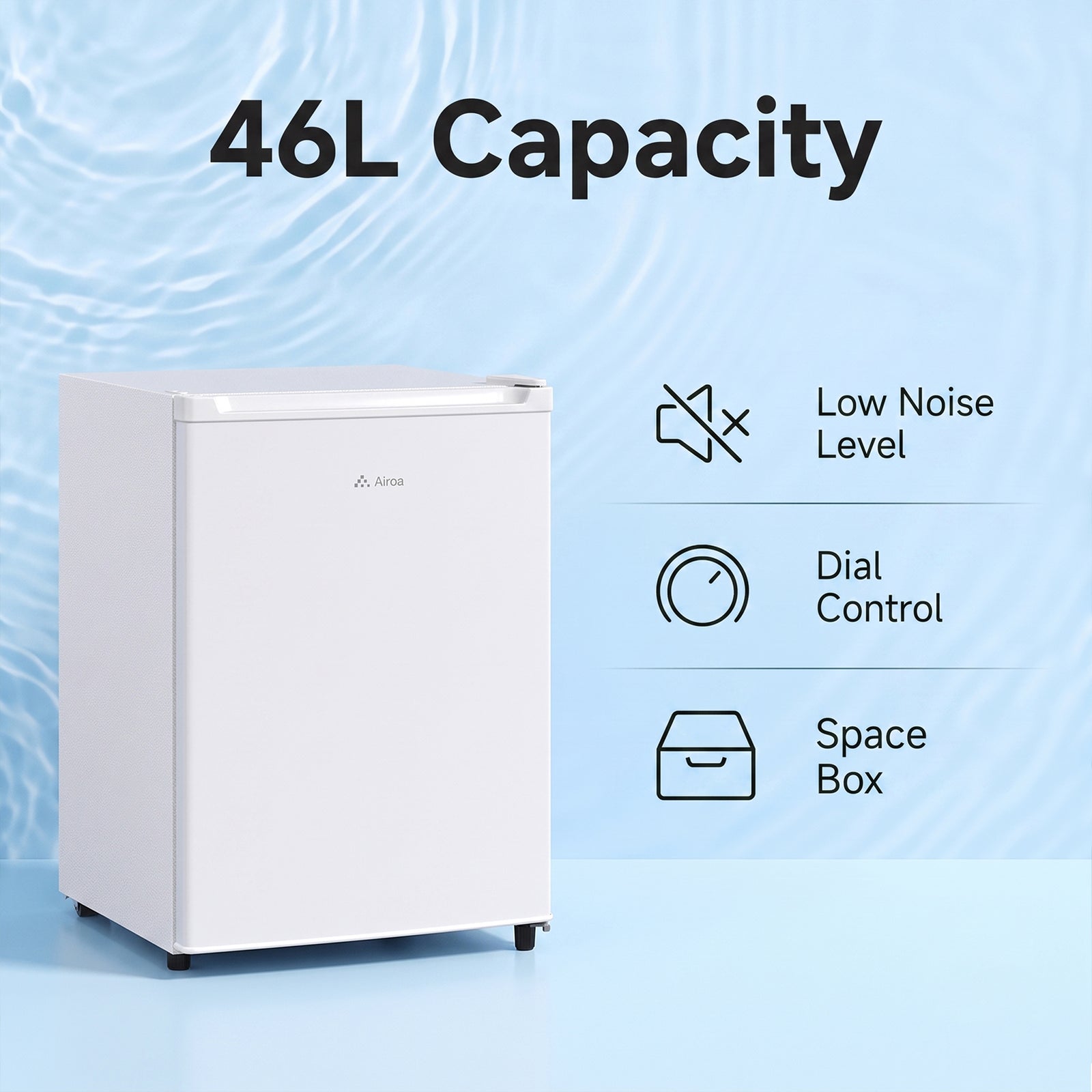 46l Chest Freezer With Drawer | White