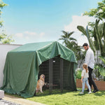 Waterproof Tarpaulin, 90gsm Tear-resistant Pe Tarp | L | Green