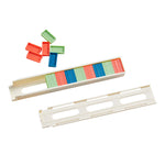 Blue Creative Automatic Domino Laying Train Toy With Light For Children