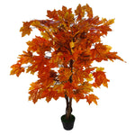 Artificial 125cm Extra Large Artificial Autumn Maple Acer Tree
