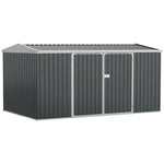 Outdoor Garden Storage Shed Steel Tool Storage Box