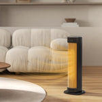 Ceramic Electric Heater, 2000w Space Heater With Timer | Black