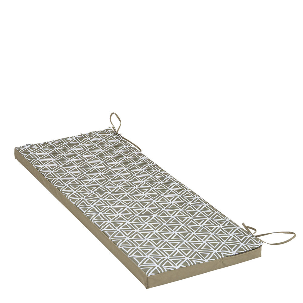 Outdoor Bench Cushion Pad, Weatherproof | Olive