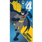 DC Comics Age 4 Birthday Card Official Product