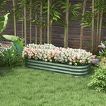 Raised Garden Kit Metal Planter Box