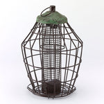 Secret Garden Squirrel-proof Peanut Feeder With Antique Leaf Design | Brown