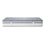 The Maya Upholstered Soft Plush Ottoman Bed Frame & Mattress - Package Deal | Double | Grey