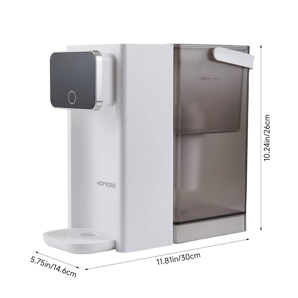 Instant Hot Water Dispenser With Removable 3l Tank And Drip Tray